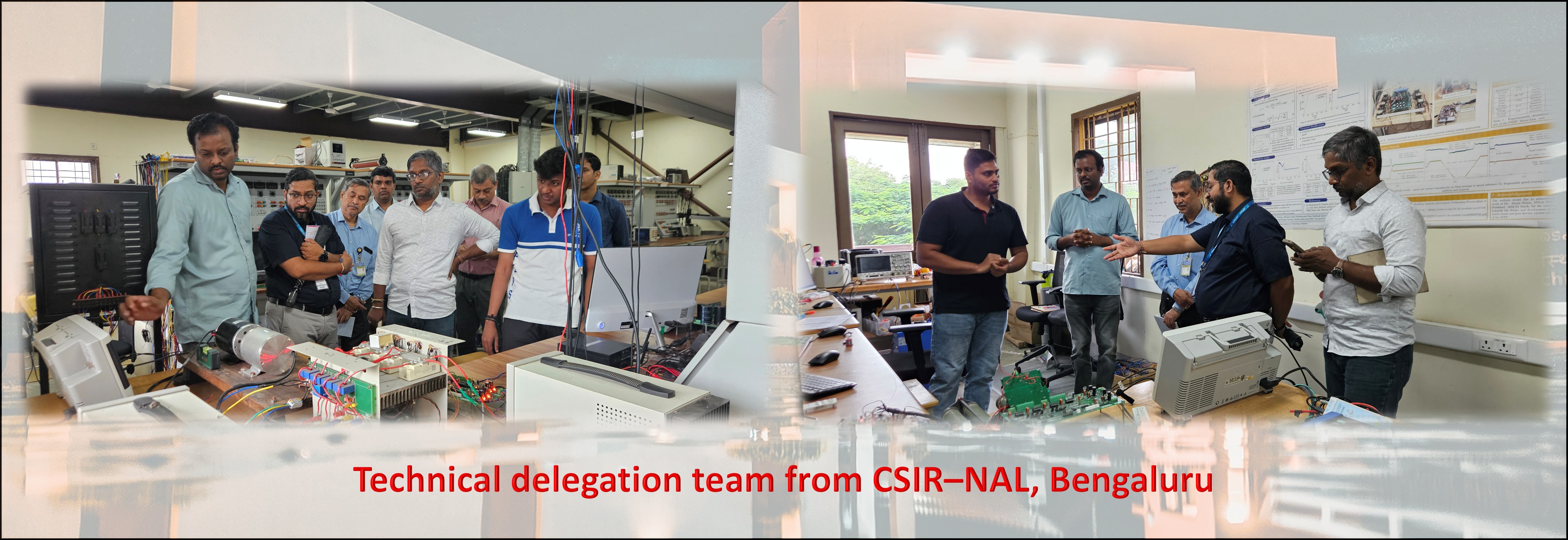 CSIR–NAL delegation interacting at IIT Palakkad labs